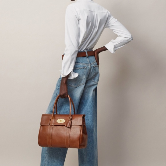 Mulberry Brown Leather Tote Bag - Picture 7 of 12